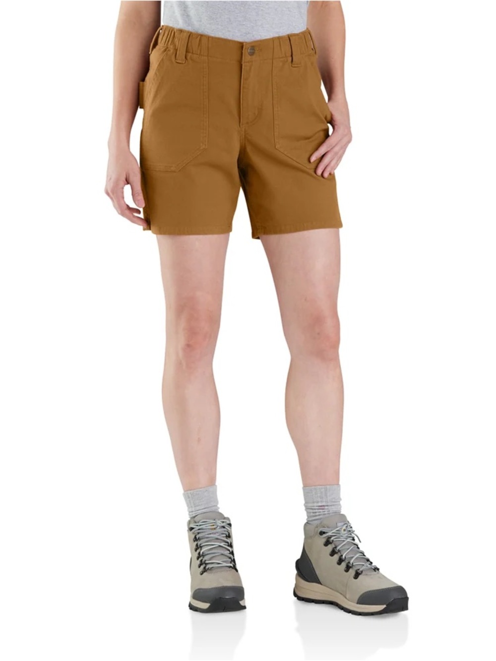 Carhartt Women's Rugged Flex Relaxed Fit Canvas Work Shorts